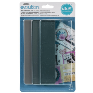 WE R REPLACEMENT PLATES - CUTTING, EMBOSSING & BASE (PLACAS DE REPUESTO: CORTE, GRABADO Y BASE)