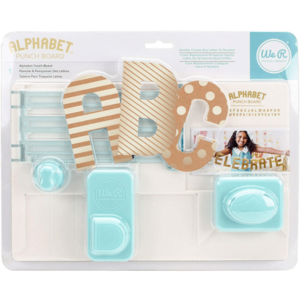 WE R ALPHABET PUNCH BOARD (TABLERO PARA TROQUELAR LETRAS)