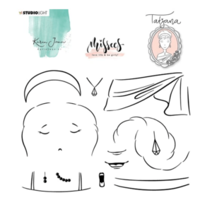 STUDIO LIGHT MISSES KARIN JOAN CLEAR STAMP SET