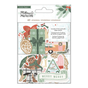 CREATE PAPER MITTENS AND MISTLETOE COLLECTION CHRISTMAS