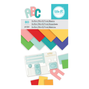 WE R PAPER PACK MULTI-COLOR 3X5