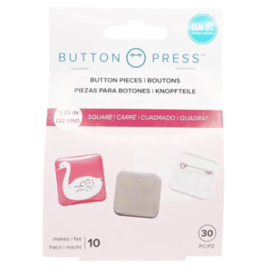 WE R BUTTON PRESS BUTTON PIECES SQUARE (PIEZAS PARA BOTONES CUADRADO)