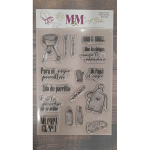 M&M CRAFT STUDIO SELLO PARA EL MEJOR PARRILLERO