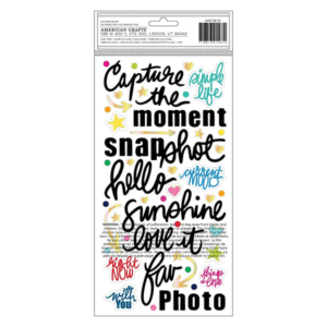 AMERICAN CRAFTS SWEET RUSH THICKERS, LOVING THIS PHRASE/PUFFY