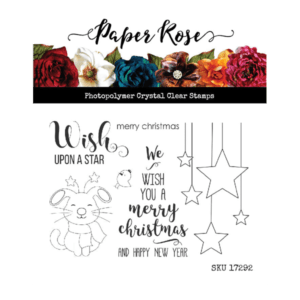 PAPER ROSES MAKE A WISH CLEAR STAMP SET