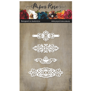 PAPER ROSE ORNATE ELEMENTS METAL DIE