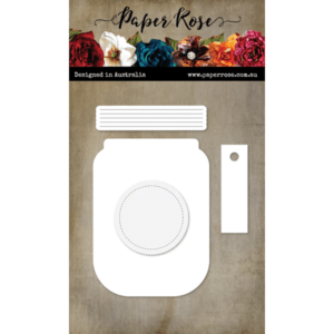 PAPER ROSE CONFETTI JAR 2 METAL DIE