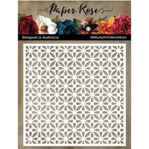 PAPER ROSE DETAILED STAINED GLASS
