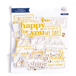 PINKFRESH FOILED SENTIMENTS