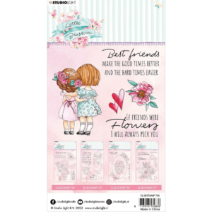 STUDIO LIGHT LITTLE BLOSSOM STAMP194 BLOSSOM FRIENDS