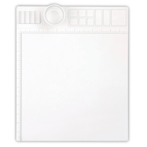 SILICONE WORKSPACE & STENCIL MAT - ESPACIO DE TRABAJO DE SILICONA 12X12"