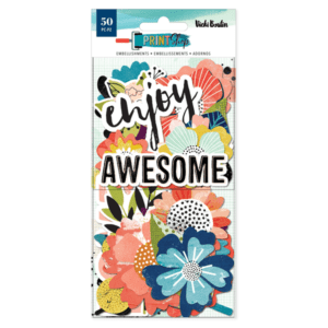 VICKI BOUTIN PRINTSHOP EMBELLISHMENTS - ADORNOS LOVE DAYS 50 PC/PZ