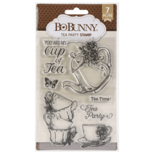 BOBUNNY STAMP - SELLO TEA PARTY STAMP 7 PC/PZ