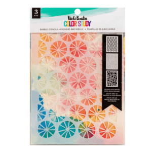 VICKI BOUTIN COLOR STUDY STENCILS 3PCS -BURBUJAS-ALMA SALVAJE
