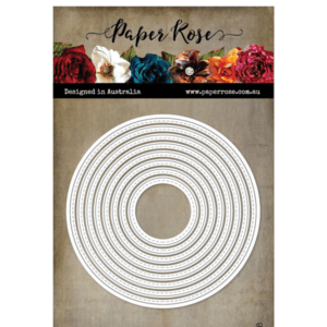 PAPER ROSE STUDIO STITCHED CIRCLES METAL DIE