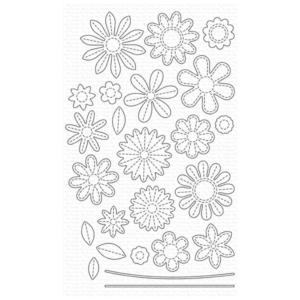 DIE-NAMICS STITCHED FLOWERS