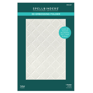3D EMBOSSING FOLDER TUFTED SPELLBINDERS PAPER ARTS