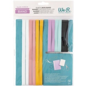 ELASTIC BOOK BANDS |12 PCS | KIT DE ENCUADERNACIÓN BANDAS ELÁSTICAS WER MAKERS