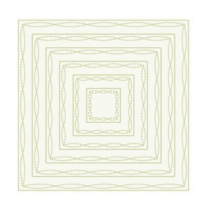 TROQUEL FUNNY STITCH SQUARE THE APRIL'S FLOWERS