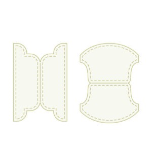 TROQUEL TABS STITCHED THE APRIL'S FLOWERS