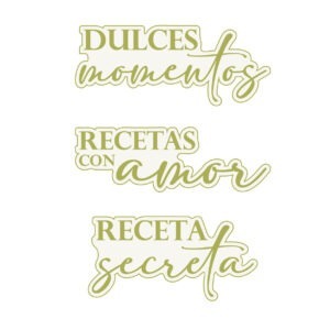 TROQUEL RECETA SECRETA THE APRIL'S FLOWERS