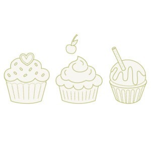 TROQUEL CUPCAKE THE APRIL´S FLOWERS