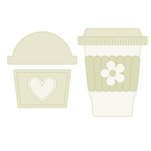 TROQUEL COFFEE TO GO THE APRIL'S FLOWERS