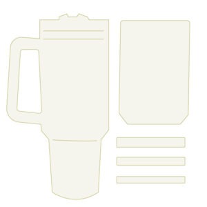 TROQUEL TUMBLER THE APRILS'S FLOWERS