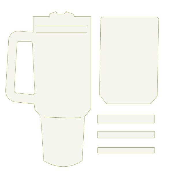 TROQUEL TUMBLER THE APRILS’S FLOWERS